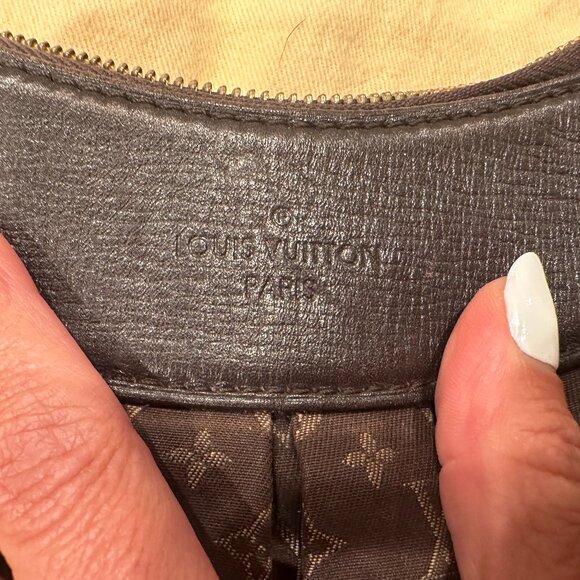 Louis Vuitton Hobo Croissant Moon Sling Bag - Brown Monogram Logo Cross Body - Picture 3 of 10